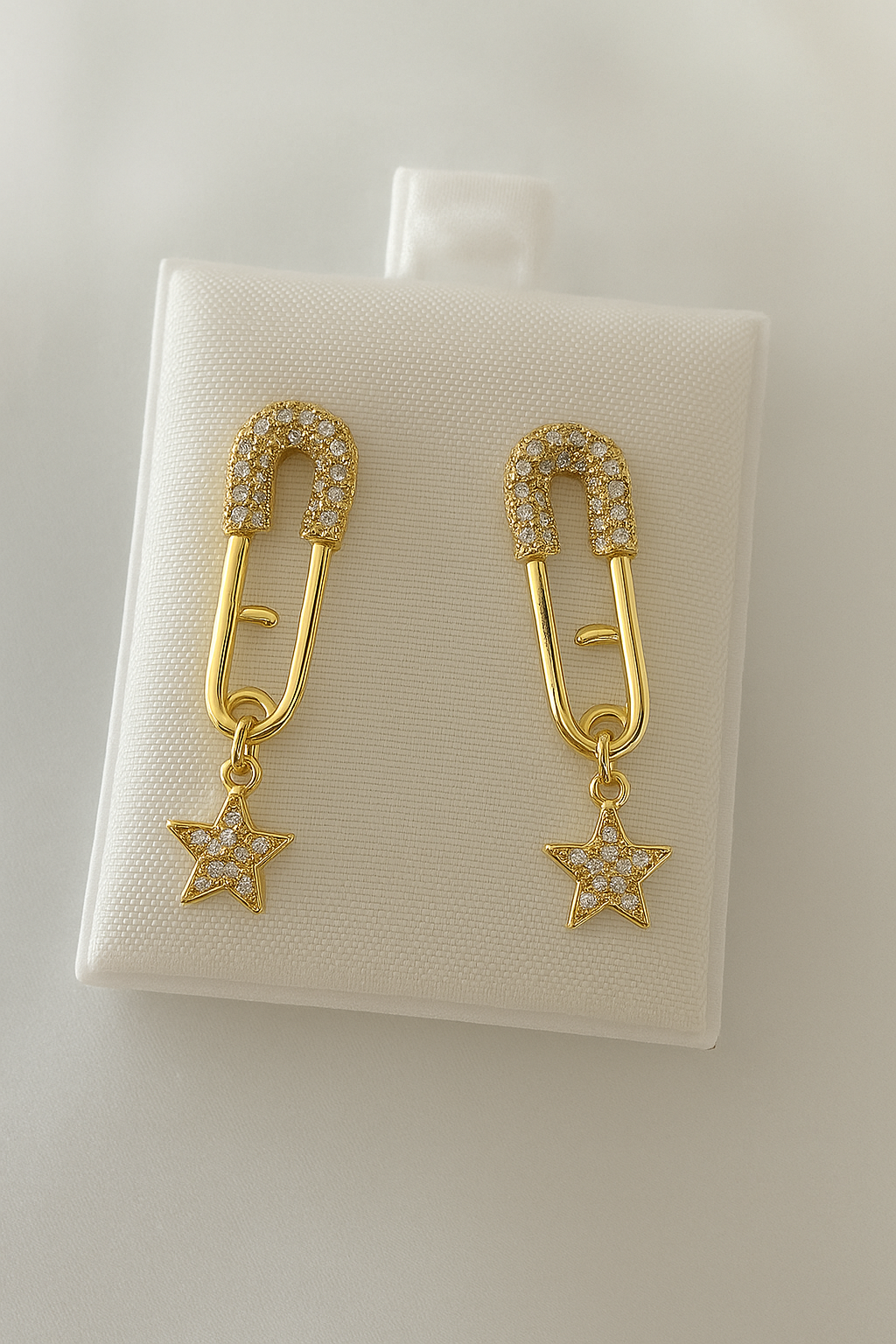 Arete Dorado Estrella Glam