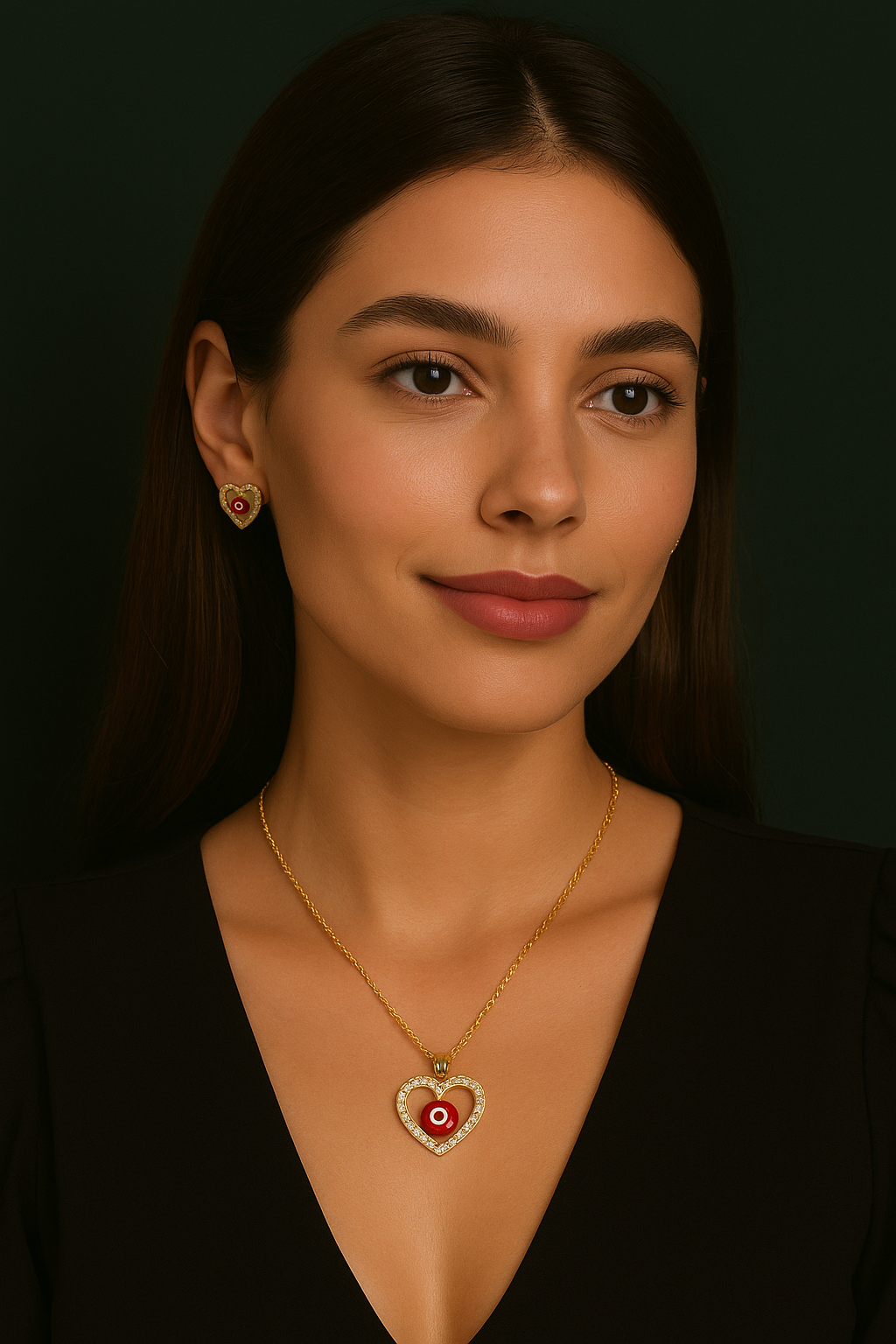 Set Corazón y Ojo turco